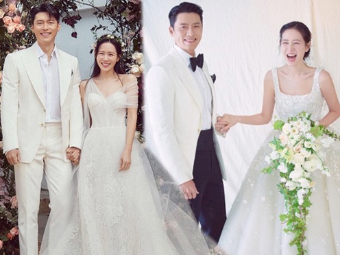 ส่องชุดแต่งงาน ซนเยจิน - ฮยอนบิน สวยหรู โรแมนติก สมกันสุด ๆ