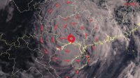 กรมอุตุฯ อัปเดตเส้นทาง พายุตาลิม ประกาศฉบับ 14 ขึ้นฝั่ง 51 จว.ฝนหนัก ถึง 20 ก.ค.