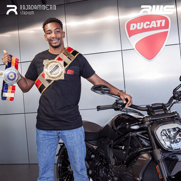 RWS มอบ Ducati "แดเนียล ซินบีมวยไทย" นักกีฬายอดเยี่ยมปี 2022
