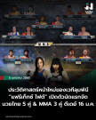 “แฟร์เท็กซ์ ไฟต์” เปิดตัวนัดแรกจัด “มวยไทย 5 คู่ & MMA 3 คู่” ดีเดย์ 16 ม.ค. 