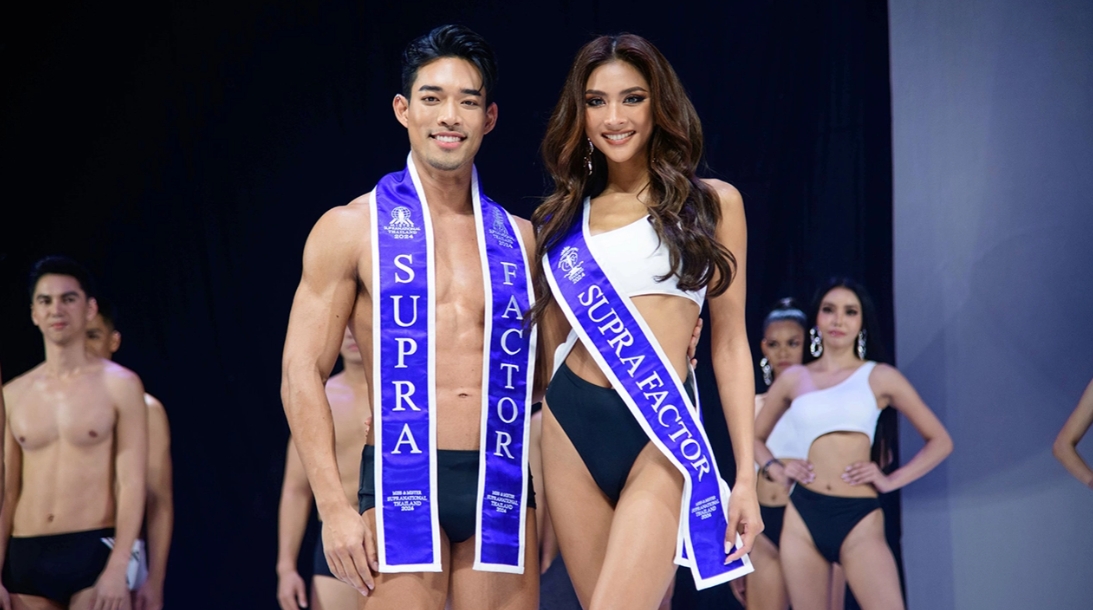 "แตงกวา-โจ้" เซ็กซี่ร้อนฉ่าในเวที Miss and Mister Supranational Thailand 2024