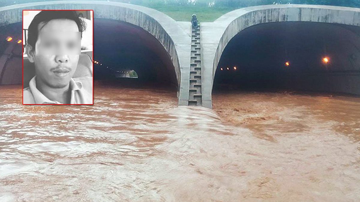 สลด พบร่าง พนง.หมวดทางหลวง เข้าไปปิดระบบไฟในอุโมงค์ทับลาน จมน้ำดับ