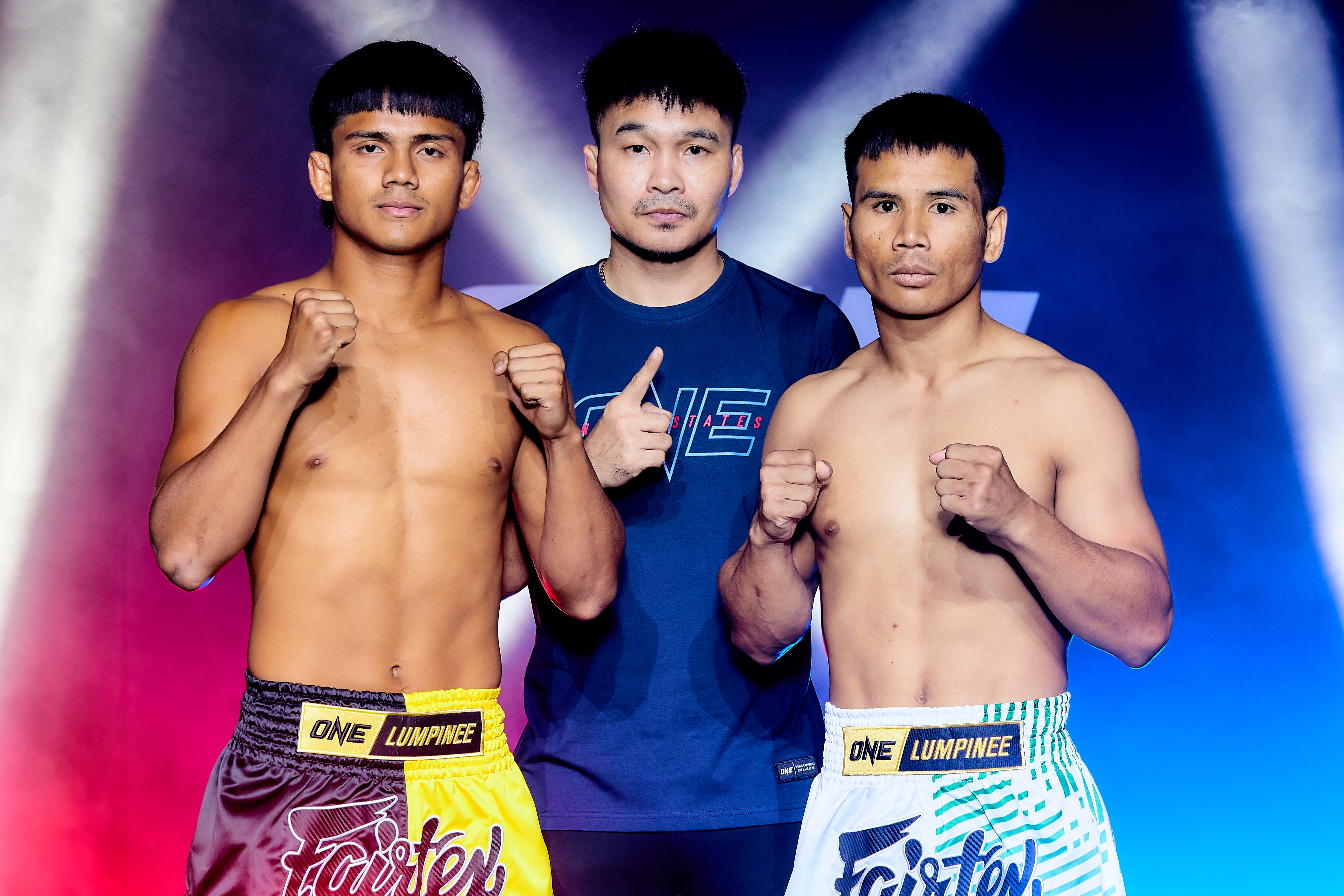 ผลชั่งน้ำหนักและวัดระดับน้ำในร่างกาย ศึก ONE ลุมพินี 113 “ดอนคิงส์ vs ยอดเหล็กเพชร”