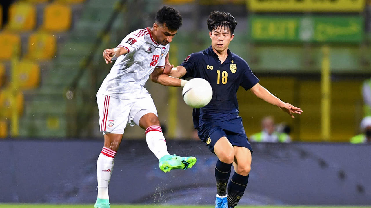 ทีมชาติไทย เต็มที่แล้ว พ่าย ยูเออี 1-3 ตกรอบคัดบอลโลก 2022